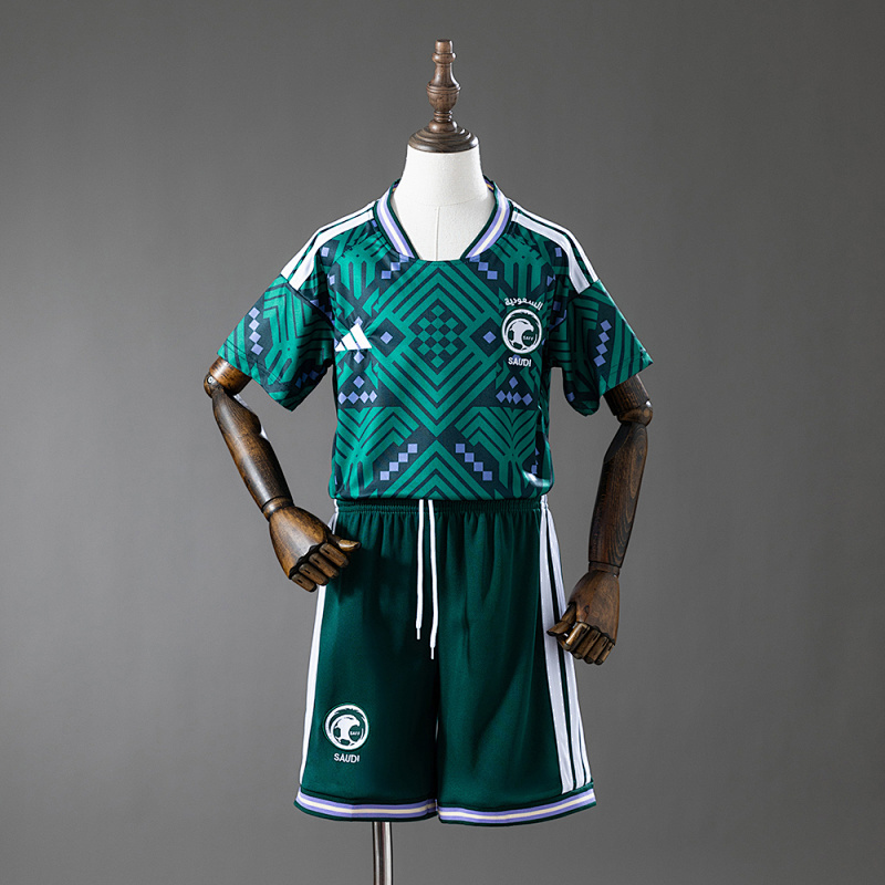 Saudi Arabia 2026 Home Kids Kit Jersey SIZE 16-28